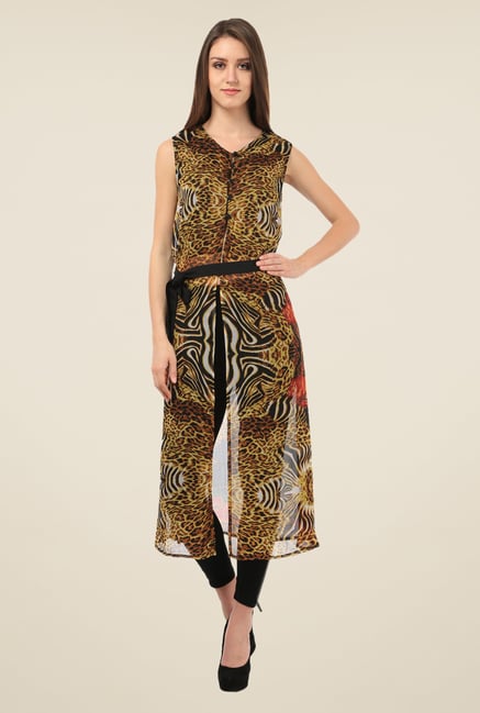 Meee Brown Printed Tunic Meee Brown Printed Tunic