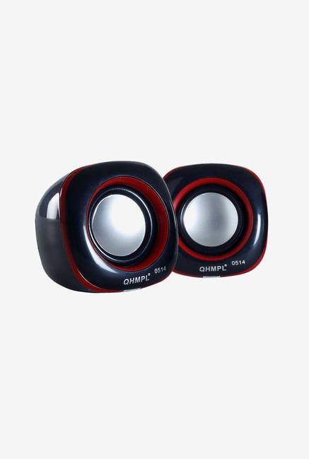 Quantum QHM602 USB Mini Computer Speaker (Black/Red) Quantum QHM602 USB Mini Computer Speaker (Black/Red)