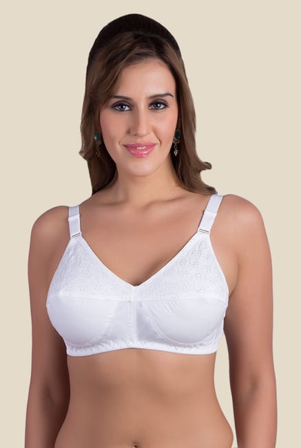 Rajnie White Non Padded Bra Rajnie White Non Padded Bra