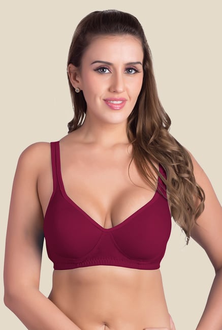 Rajnie Maroon Padded Bra Rajnie Maroon Padded Bra