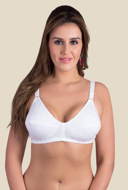 Rajnie White Non Padded Bra Rajnie White Non Padded Bra