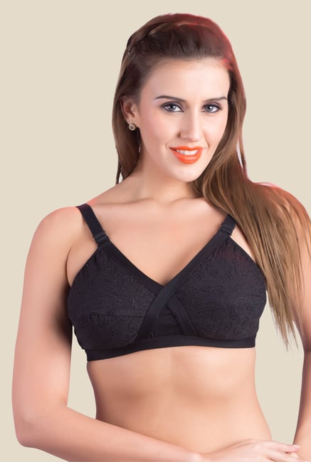 Rajnie Black Non Padded Bra Rajnie Black Non Padded Bra