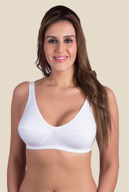 Rajnie White Non Padded Bra Rajnie White Non Padded Bra