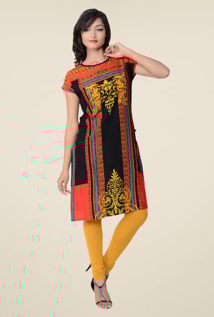 Juniper Multicolor Printed Kurti Juniper Multicolor Printed Kurti