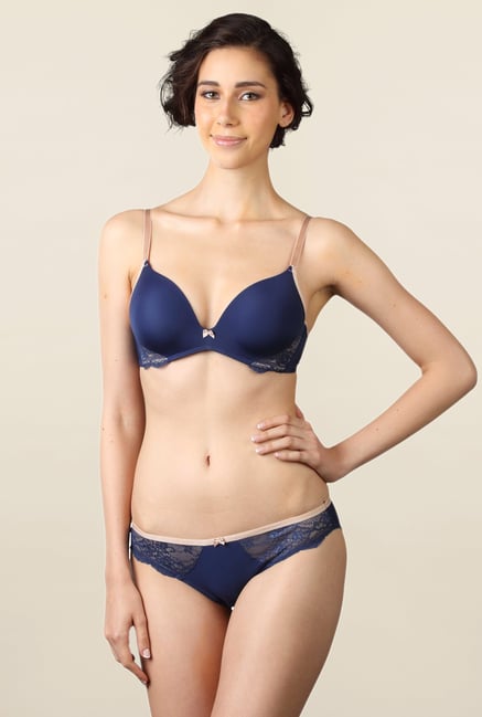 Triumph Navy Padded Bra Triumph Navy Padded Bra