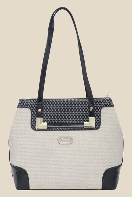 Esbeda Grey Dotted Mat & Shiny Mix Handbag Esbeda Grey Dotted Mat & Shiny Mix Handbag