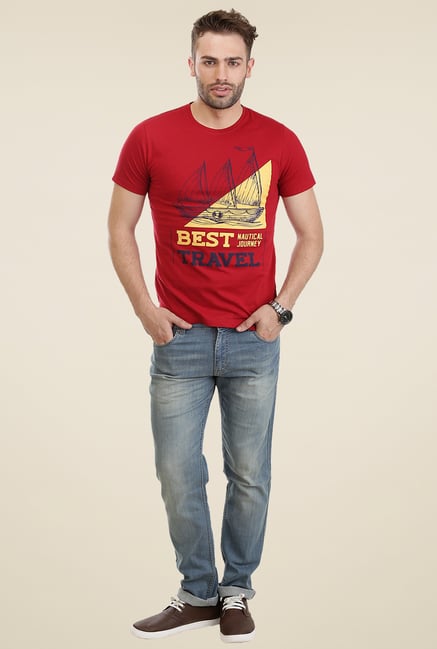 Vudu Faded Blue Mid Rise Jeans Vudu Faded Blue Mid Rise Jeans
