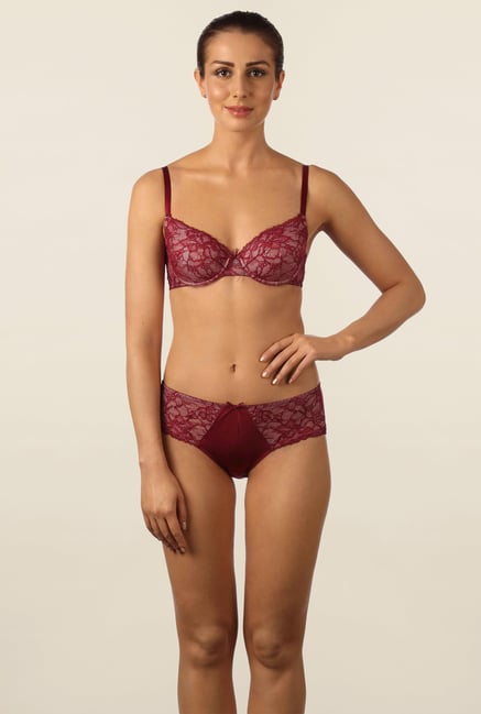 Triumph Maroon Padded Bra Triumph Maroon Padded Bra