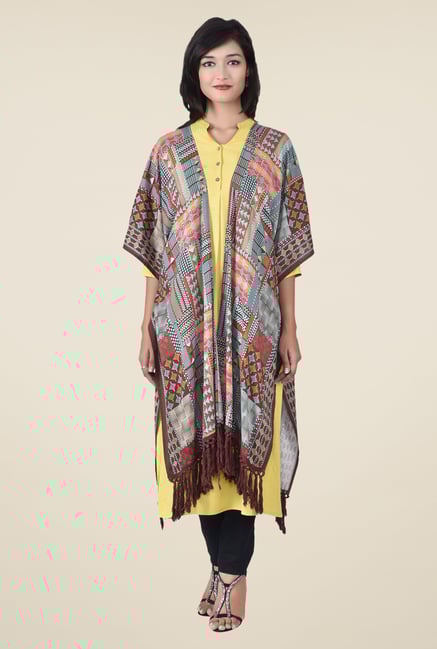 Juniper Multicolor Geometric Print Cardigan Juniper Multicolor Geometric Print Cardigan