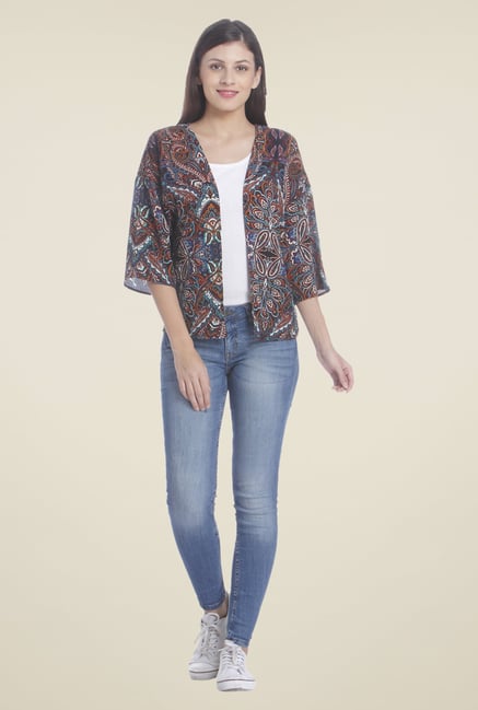 Only Multicolor Printed Shrug Only Multicolor Printed Shrug