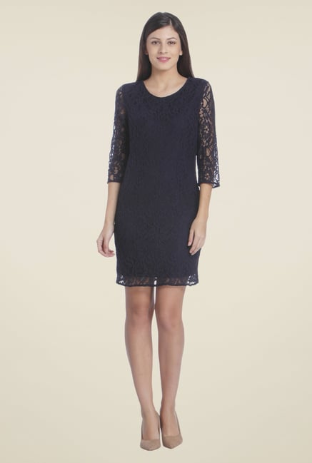 Only Navy Lace Dress Only Navy Lace Dress