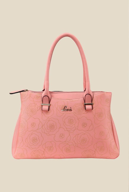 Lavie Inducs Pink Floral Printed Handbag Lavie Inducs Pink Floral Printed Handbag