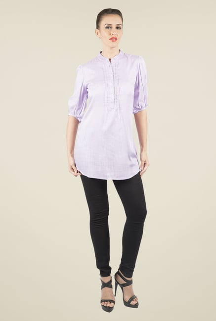 109 F Purple Solid Tunic 109 F Purple Solid Tunic