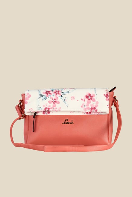 Lavie Steen Light Coral Floral Print Sling Bag Lavie Steen Light Coral Floral Print Sling Bag