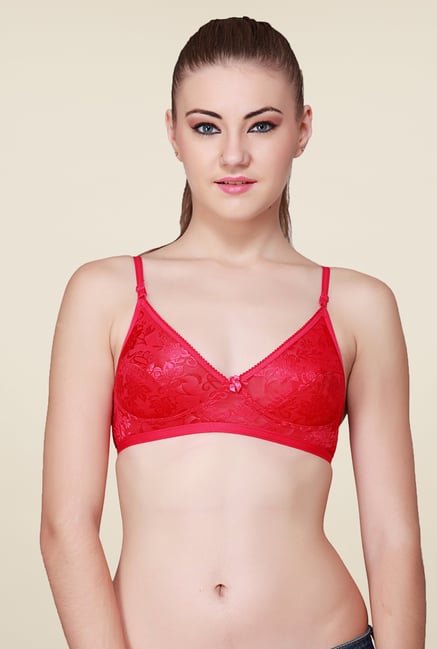 Floret Coral Non Padded Bra Floret Coral Non Padded Bra