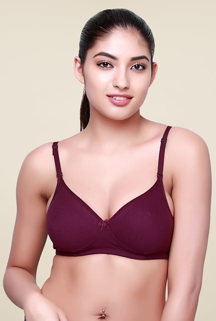Floret Wine Padded Bra Floret Wine Padded Bra