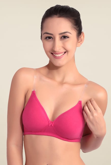Floret Pink Padded Bra Floret Pink Padded Bra