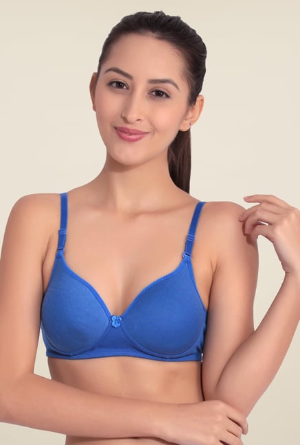 Floret Blue Padded Bra Floret Blue Padded Bra