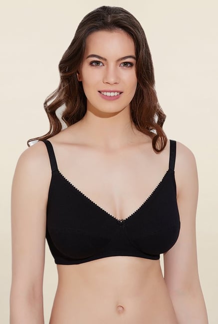 Rosaline By Zivame Black Non Padded Bra Rosaline By Zivame Black Non Padded Bra