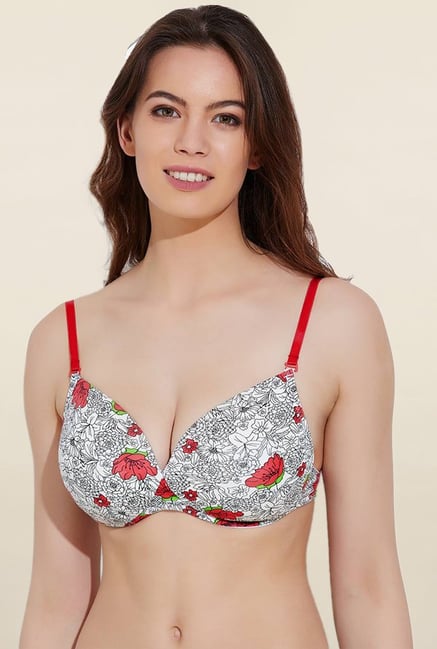 Rosaline By Zivame Off White Padded Bra Rosaline By Zivame Off White Padded Bra