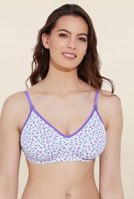 Rosaline By Zivame Lavender Non Padded Bra Rosaline By Zivame Lavender Non Padded Bra