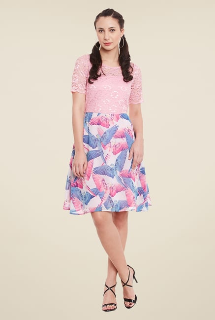 Meee Pink Lace Dress Meee Pink Lace Dress