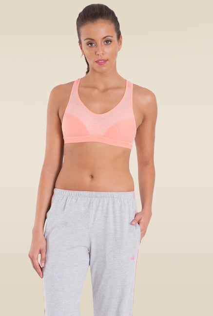 Jockey Desert Flower Racer Back Padded Active Bra - 1378 Jockey Desert Flower Racer Back Padded Active Bra - 1378