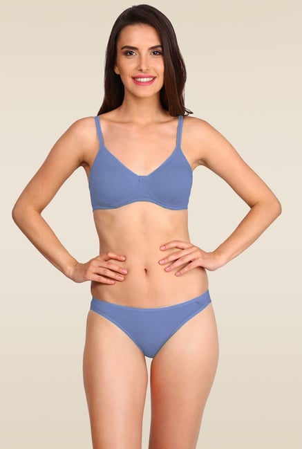 Jockey Iris Blue Seamless Shaper Bra - 1722 Jockey Iris Blue Seamless Shaper Bra - 1722