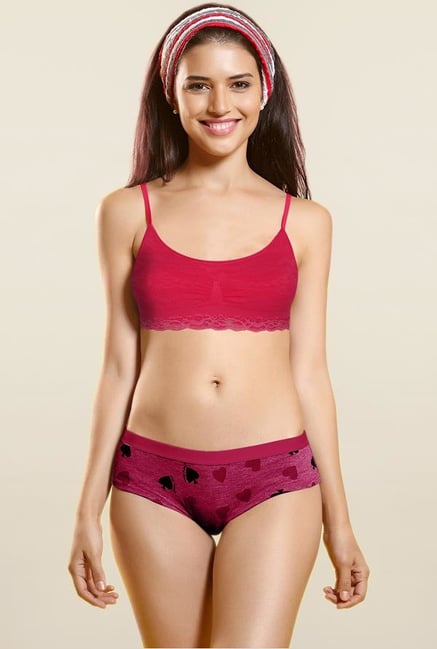 Zivame Red Non Padded Bra Zivame Red Non Padded Bra