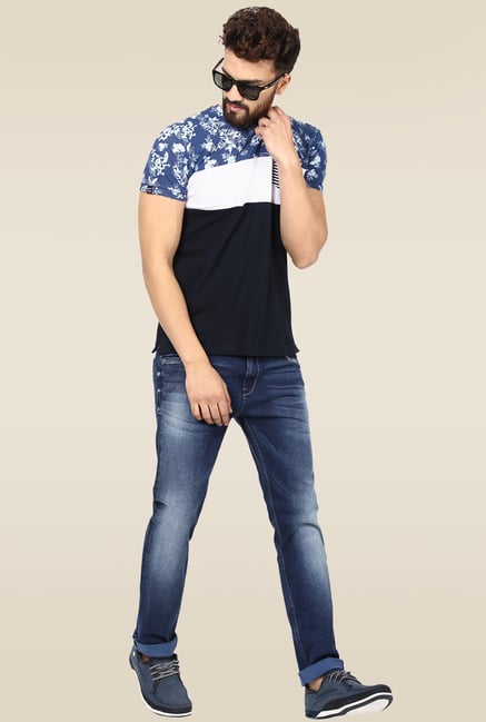 Mufti Dark Blue Slim Fit Jeans Mufti Dark Blue Slim Fit Jeans