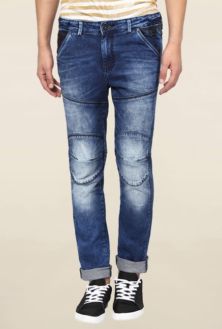 Mufti Dark Blue Mid Rise Jeans Mufti Dark Blue Mid Rise Jeans