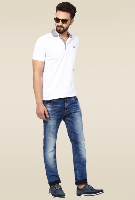 Mufti Dark Blue Mid-rise Jeans Mufti Dark Blue Mid-rise Jeans