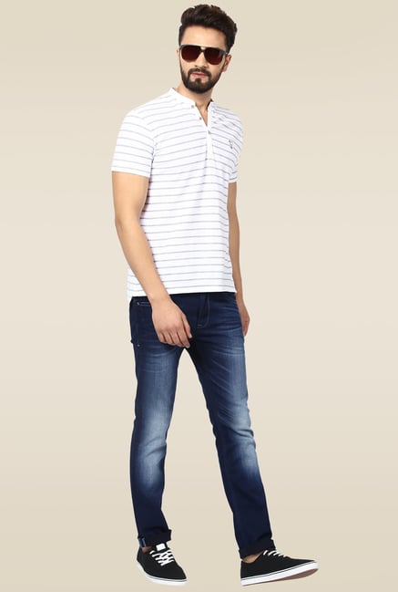 Mufti Deep Blue Mid-rise Jeans Mufti Deep Blue Mid-rise Jeans