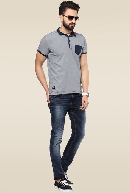 Mufti Deep Blue Slim Fit Jeans Mufti Deep Blue Slim Fit Jeans
