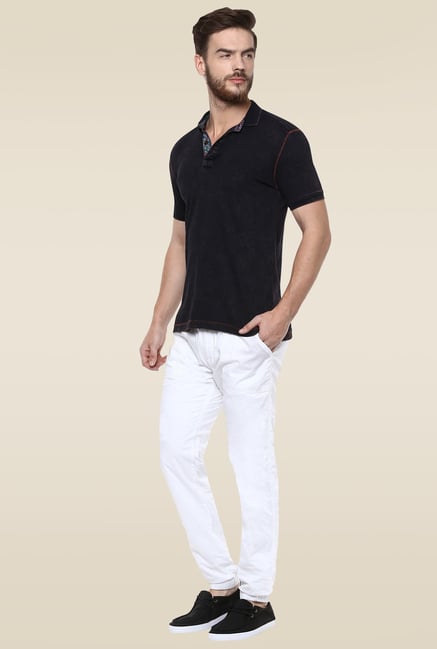 Mufti White Mid Rise Joggers Mufti White Mid Rise Joggers