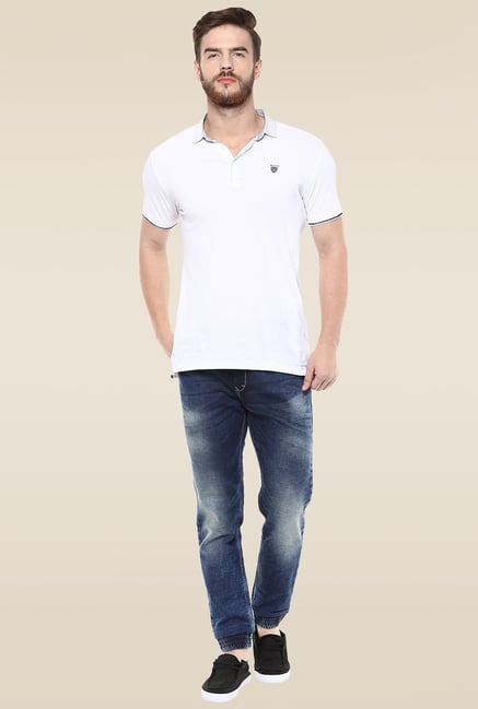 Mufti Dark Blue Solid Jeans Mufti Dark Blue Solid Jeans