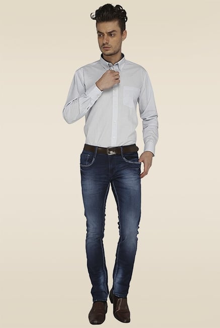 Greenfibre Dark Blue Mid-rise Jeans Greenfibre Dark Blue Mid-rise Jeans