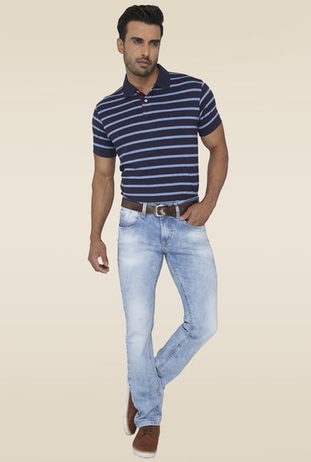 Greenfibre Ice Blue Solid Jeans Greenfibre Ice Blue Solid Jeans