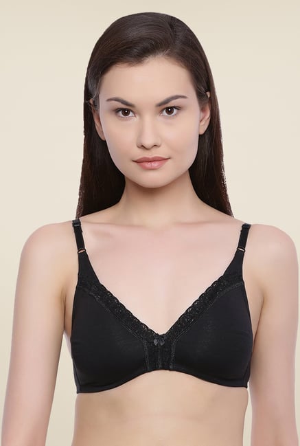 Rosaline By Zivame Black Non Padded Bra Rosaline By Zivame Black Non Padded Bra