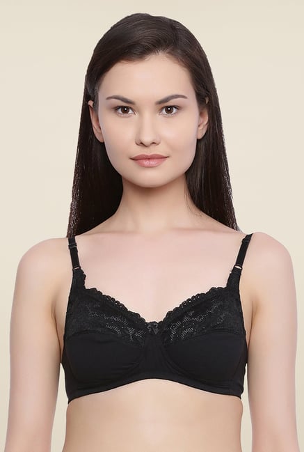 Rosaline By Zivame Black Non Padded Bra Rosaline By Zivame Black Non Padded Bra