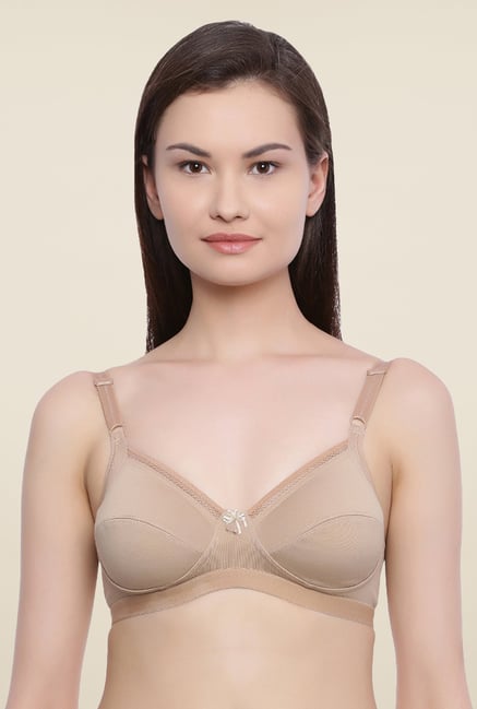 Rosaline By Zivame Beige Non Padded Bra Rosaline By Zivame Beige Non Padded Bra
