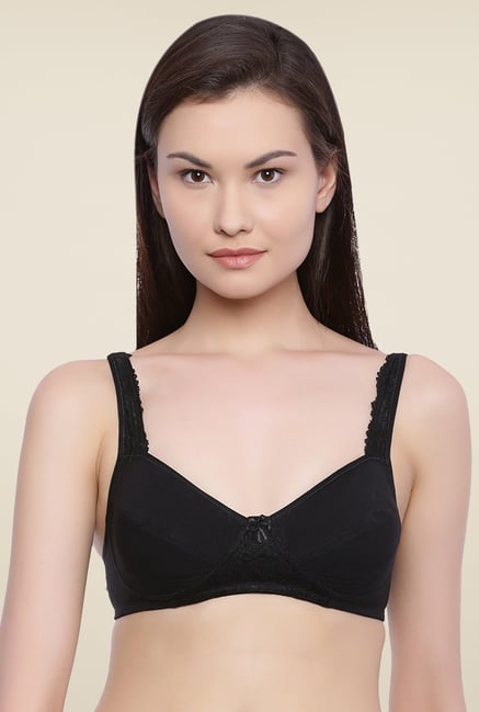 Rosaline By Zivame Black Non Padded Bra Rosaline By Zivame Black Non Padded Bra