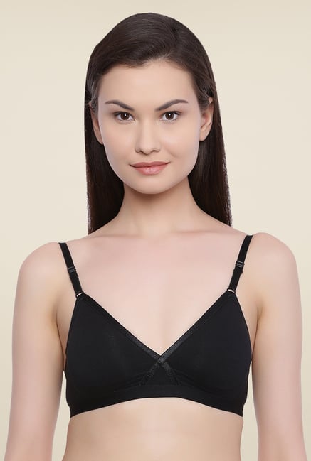 Rosaline By Zivame Black Non Padded Bra Rosaline By Zivame Black Non Padded Bra