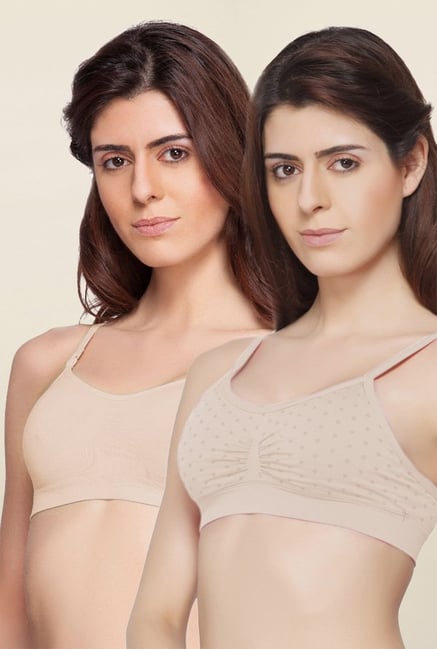 C9 Seamless Beige Non Padded Bra (Pack Of 2) C9 Seamless Beige Non Padded Bra (Pack Of 2)