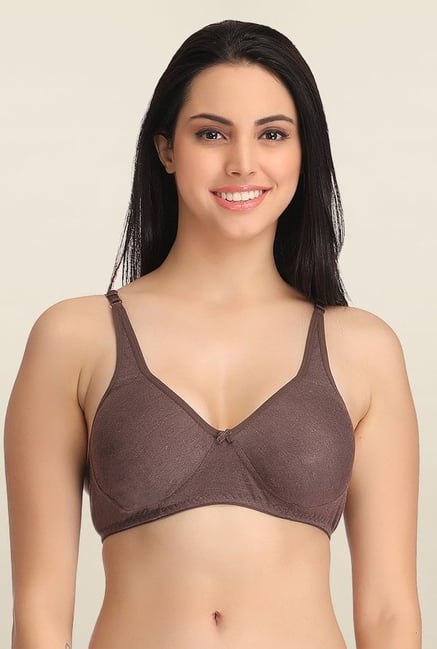 Clovia Brown Non Padded Bra Clovia Brown Non Padded Bra