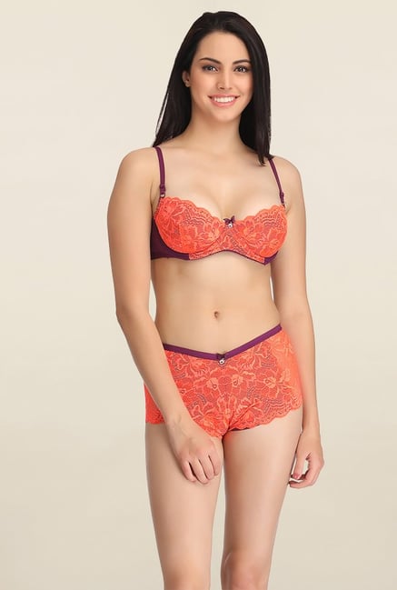 Clovia Orange Under Wired Bikini Set Clovia Orange Under Wired Bikini Set