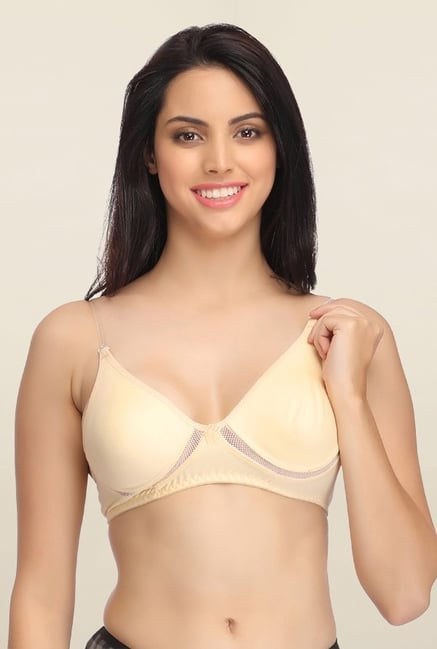 Clovia Beige Non Padded Bra Clovia Beige Non Padded Bra
