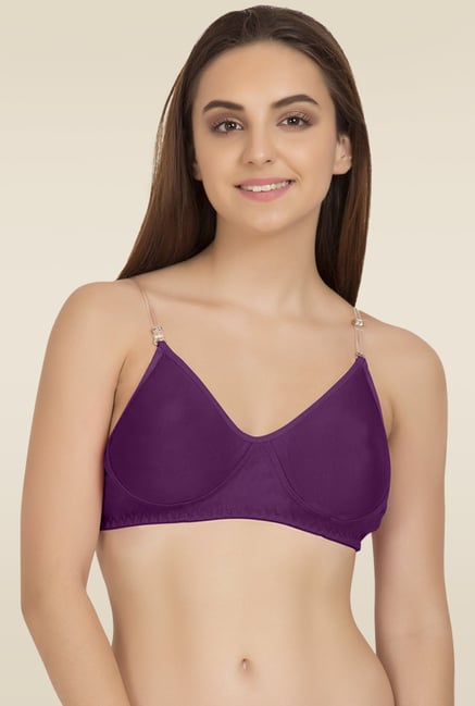 Tweens Purple Full Coverage Non Padded Bra Tweens Purple Full Coverage Non Padded Bra