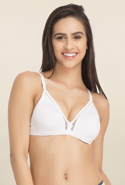 Clovia White Non Padded Bra Clovia White Non Padded Bra