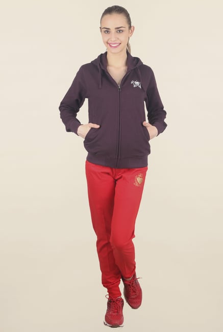 Cayman Mauve Solid Sweatshirt Cayman Mauve Solid Sweatshirt